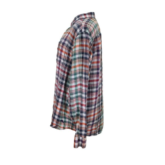 Tommy Bahama Plaid Linen Shirt Men’s XLT Button Front Multicolor Lightweight - Picture 4 of 11